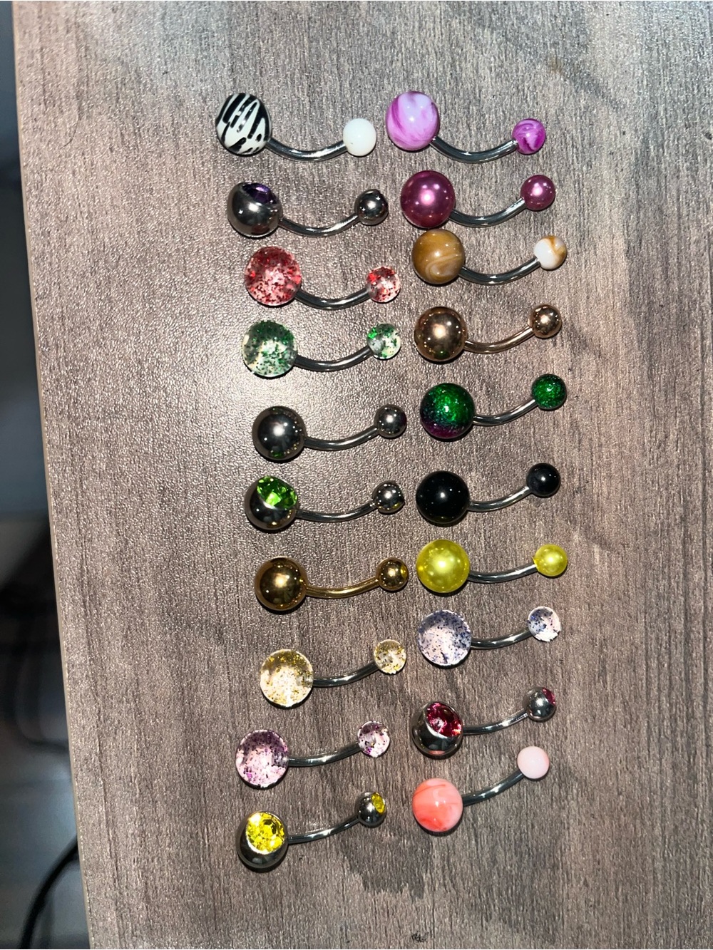 Assorted Colorful Belly Button Ring Lot